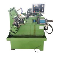 Automatic cnc 3 die rollers stainless steel pipe threading rolling machine