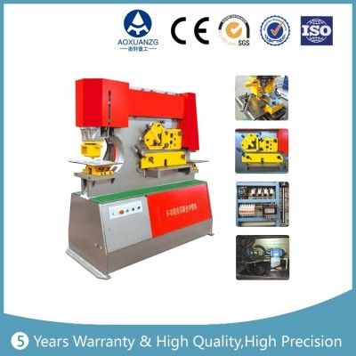 china manufacturer Iron worker machine shearing and punching 16mm thickness metal plate