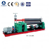 Quality industrial steel plate rolling machine,mechanical three roller rolling machine