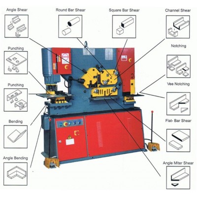 Q35y-20 hydraulic iron worker machine tools with ce certificate